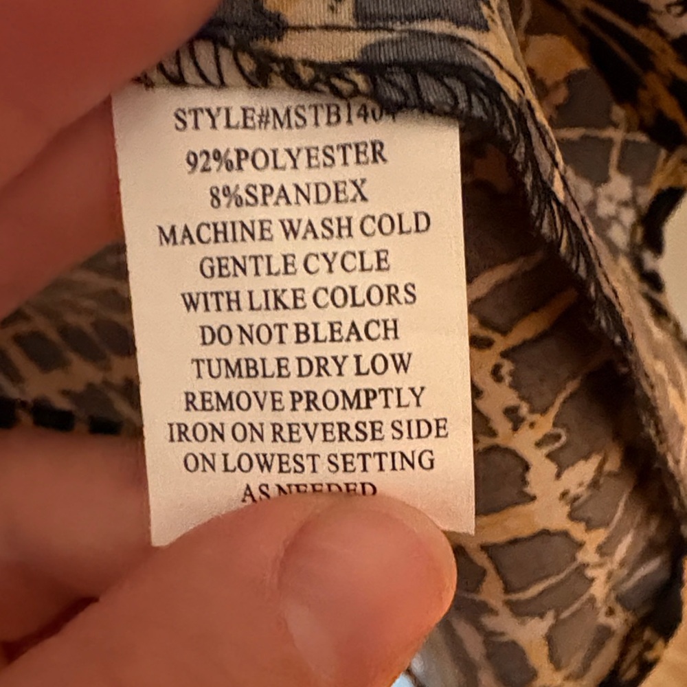 Notations Black and Yellow Checkered Blouse - Picture 3 of 4